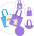 20Pcs Rainbow Party Favor Bags, Reusable Gift Bags for Boy Girls Birthday Party Supplies
