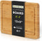 Daniks 100% Organic Bamboo Cutting Board, Heavy Duty Wood Chopping Board, Extra-Thick for Serving, 13x9"
