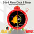 7-Day Programmable 4 MOMILLA Kids Alarm Clock for Bedrooms, Colorful Display Alarms, Visual Timer with White Noise