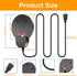 250W Chicken Water Heater w/Thermostat, Aluminum Cast Bird Bath Heater & Pond Deicer, Winter Trough Heater for Poultry