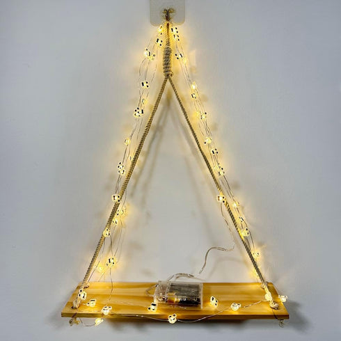16FT 50LEDs 3AA Outdoor(1 Pack) GUOCHENG Music Note String Lights, Music Stave Fairy Light Batteries Operated