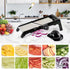 VEKAYA Adjustable Mandoline Slicer with Cut-Resistant Gloves, Stainless Steel Vegetable Chopper for Kitchen