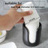 3 oz 4 oz Ceramic Bathroom Cup Dispenser, Disposable Cups Holder, Small Mouthwash Cup Dispenser (Black)