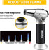 TBTEEK Butane Torch - Kitchen Cooking Torch with Safety Lock & Adjustable Flame for BBQ, Baking, Brulee, DIY Soldering