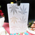 Marijuana Leaf Embossed Fondant Silicone Mold for Chocolate, Candy, Gum Paste, Polymer Clay, Baking Tools