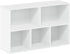 Furinno Luder Bookcase / Storage, 5-Cube, White
