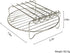 Air Fryer Double Layer Rack - Multi-purpose Accessories Fits Most 4.2QT or Above (8in, 5pins)