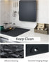 AMOAMI Dish Drying Mat - Silicone Drying Pad - Heat Resistant Kitchen Gadget - Black (12" x 16")