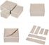 DIOMMELL 9 Pack Foldable Cloth Storage Box - Closet Organizer for Baby Clothes, Underwear, Bras, Socks, Beige