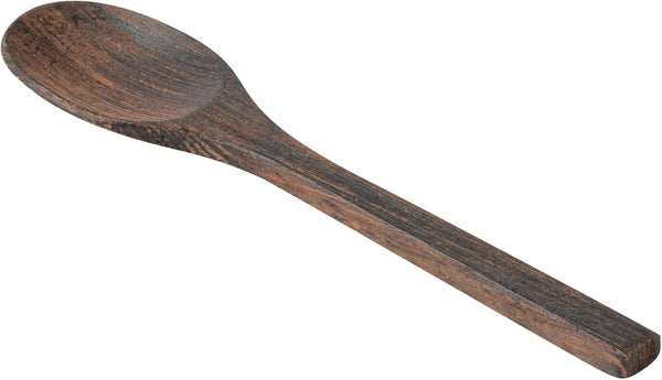 Restaurantware Coco Casa 6.3 Inch Serving Spoon - Durable Greaseproof Wooden Spoon for Hot and Cold Foods