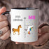YouNique Designs Librarian Coffee Mug, 11 Ounces Unicorn Mug, Library Gifts, Retirement Mugs, Black Handle