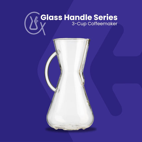 3-Cup Packaging Chemex Pour-Over Glass Coffeemaker - Glass Handle Series - - Exclusive