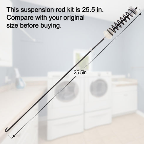 Washer Suspension Rod Kit, Compatible with Kenmore Models 11020102310, 11020112310, and more