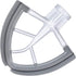 Flex Edge Beater for KitchenAid 4.5/5 QT Tilt Head Stand Mixer - Double Silicone Edge Mixer Paddle, White