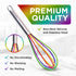 Silicone Whisk Set, Non-Scratch Set of 3, Mini & Small Sizes, Stainless Steel Whisk