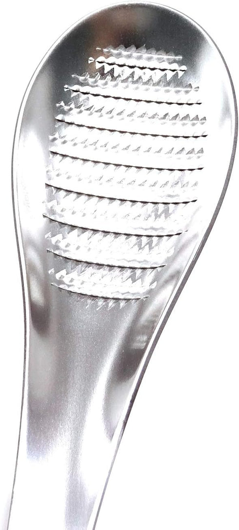 Honbay 1PCS Stainless Steel Garlic Ginger Fruits Root Vegetable Grater Grinder Spoon for Kitchen
