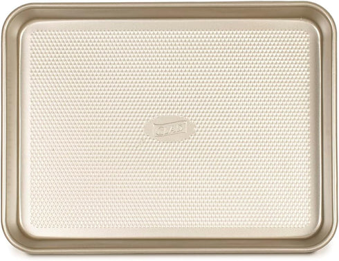 Glad Nonstick Baking Pan - Medium Oblong Metal Dish for Cake and Lasagna - Heavy Duty Carbon Steel Bakeware