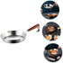 Mini Pancake Frying Pan, Stainless Steel Saucepan, Portable Griddle Chef Pan, Multi-use Egg Pan