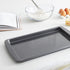 Chicago Metallic Everyday Non-Stick Medium Baking Cookie Sheet, Perfect for Cookies, One-Pan Meals, Gray