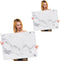 Hushee 2 Pack Extra Large Dish Drying Mat, Large Stain Hide Dish Drainer Mats for Countertop, 30 x 24 Inch