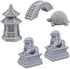 ZORZA Mini Chinese-Style Sandstone Figurines, Enchanting Garden Bridge for Fairy Gardens and Miniature Decor