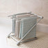 Countertop Dishcloth Drying Rack, 4 Arms Lightweight Space Saving Compact Holder for Kitchen, Light Grey