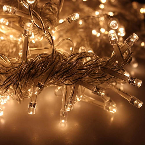 Geanmoki 306 LED Window Curtain String Light for Wedding Party Home Garden Bedroom Indoor Outdoor Decorations