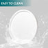 Silicone Round Bathroom Tray, Decorative Soap Holder for Kitchen Countertop Organizer, 9 Inch for Candle, Perfume, Plant