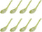 8pcs Melamine Soup Spoons for Chinese Asian Soup, Ramen, Noodle, Porridge Dinner