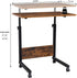Henf Mobile Sofa Side Table Rolling Bed Table Snack Table, Height Adjustable Portable Laptop Computer Stand Desks