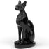 TRANSGOOD Egypt Cat Goddess Bastet Figurine - 4.2" H Mini Resin Collectible for Home Desktop Decoration