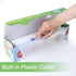 Disposable Plastic Cutting Board Large Cutting Mats for Kitchen, Outdoor Camping, BBQ, RV,Traveling,totally Food Safety With Easy Cut Slider Included,12In x 25Ft Clear by normal