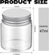 1.7 oz Mini Mason Jars Small Glass Jars with Airtight Lids Clear Small Jars Mini Spice Jars for Honey Kitchen DIY Projects Tea Preserving Wedding Favor Baby Food (20 Pcs)