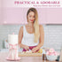 3D Pink Bow Paper Towel Holder Coutertop - Bow Accent Paper Towel Holder, Pink Kitchen Decor and Accessories, Coquette