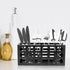 Ayiaren Farmhouse Wooden Silverware Utensil Caddy, Cutlery Holder Organizer for Kitchen Countertop and Table