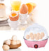 Fdit Egg Cooker with Heating Plate, Automatic Power Off, Cooks 7 Large Eggs, Suitable for Kitchen Cooking