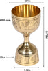 Engraved Brass Jigger Shot Glass - 30/60 ml Peg Measure