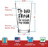 To Dad From the Reasons You Drink Funny Dad Beer Glass - 16 oz USA MADE Glass - Best Dad Ever Gift