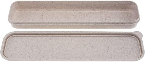 OriGlam Portable Flatware Box, Travel Tableware Storage Box, Utensil Case Lunch Bag Flatware Box