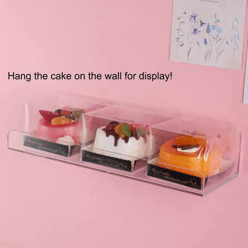 6 Pack Shelves,15 Inch Sooyee Floating Acrylic Shelves Floating Bookshelf,Funko Pop Display Shelf, Invisible Picture