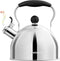 Tea Kettle, 2 Quart Stainless Steel Whistling Tea Kettle, Stovetop Whistling Teakettle