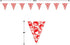 Beistle Plastic Nautical Theme Party Crab Pennant Banner Luau Beach Decorations