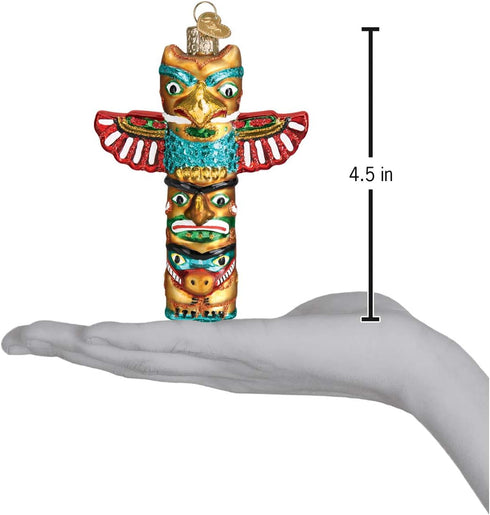 Old World Christmas Multi Totem Pole Ornament