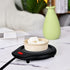 2Pcs ASAWASA Candle Warmer Plate and Mug Warmer for Large Jar, Safely Releases Scents Without a Flame, Keeps Coffee Tea
