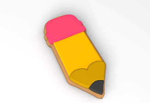Set, Set, Fox Run Cookie Cutter Back To School Cookie Cutter Pencil, Crayon, Bus, Apple, Book, Medium