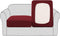 H.VERSAILTEX High Stretch Individual Seat Cushion Covers, Sofa Slipcovers Featuring Jacquard Textured Twill Fabric (2