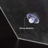 ANCIRS 30 Pack 20mm Suction Cups for Glass Table Tops, Rubber Transparent Anti-Collision Pads for Home Decoration