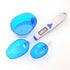 Yoidesu Digital Kitchen Scale, Electronic Gram Measuring Spoon, 500g/0.1g Blue Cute Weight Scale Spoon