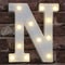 Pooqla LED Marquee Letter Lights Sign, Light Up Alphabet Letter for Home Party Wedding Decoration
