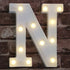 Pooqla LED Marquee Letter Lights Sign, Light Up Alphabet Letter for Home Party Wedding Decoration
